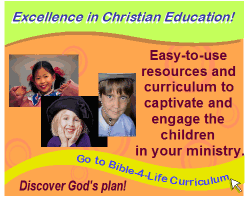 Bible curriculum for children, Sunday school lessons