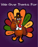 Thanksgiving turkey bulletin board