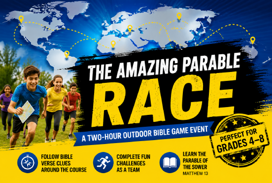 OUTDOOR BIBLE GAME EVENT  Parables