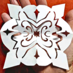 Chrismon Butterfly Ornament