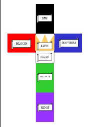 Colors of Christ Cross