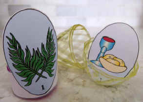 Easter eggs craft, resurrection eggs story
