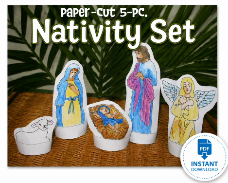 Paper Nativty Set