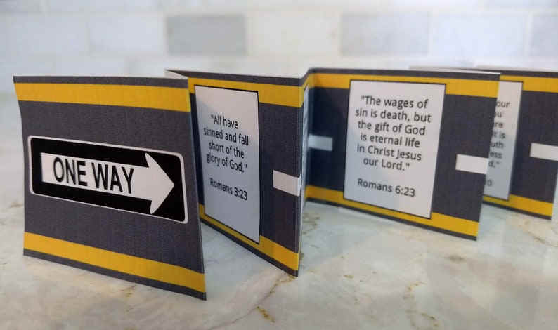 Jesus is the One Way - Roman Road Craft