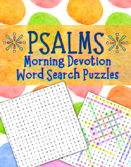 TEN Psalms Devotional Word Search Puzzles